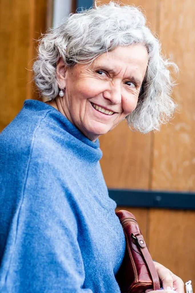 Smiling crown and bridge patient in barre vt